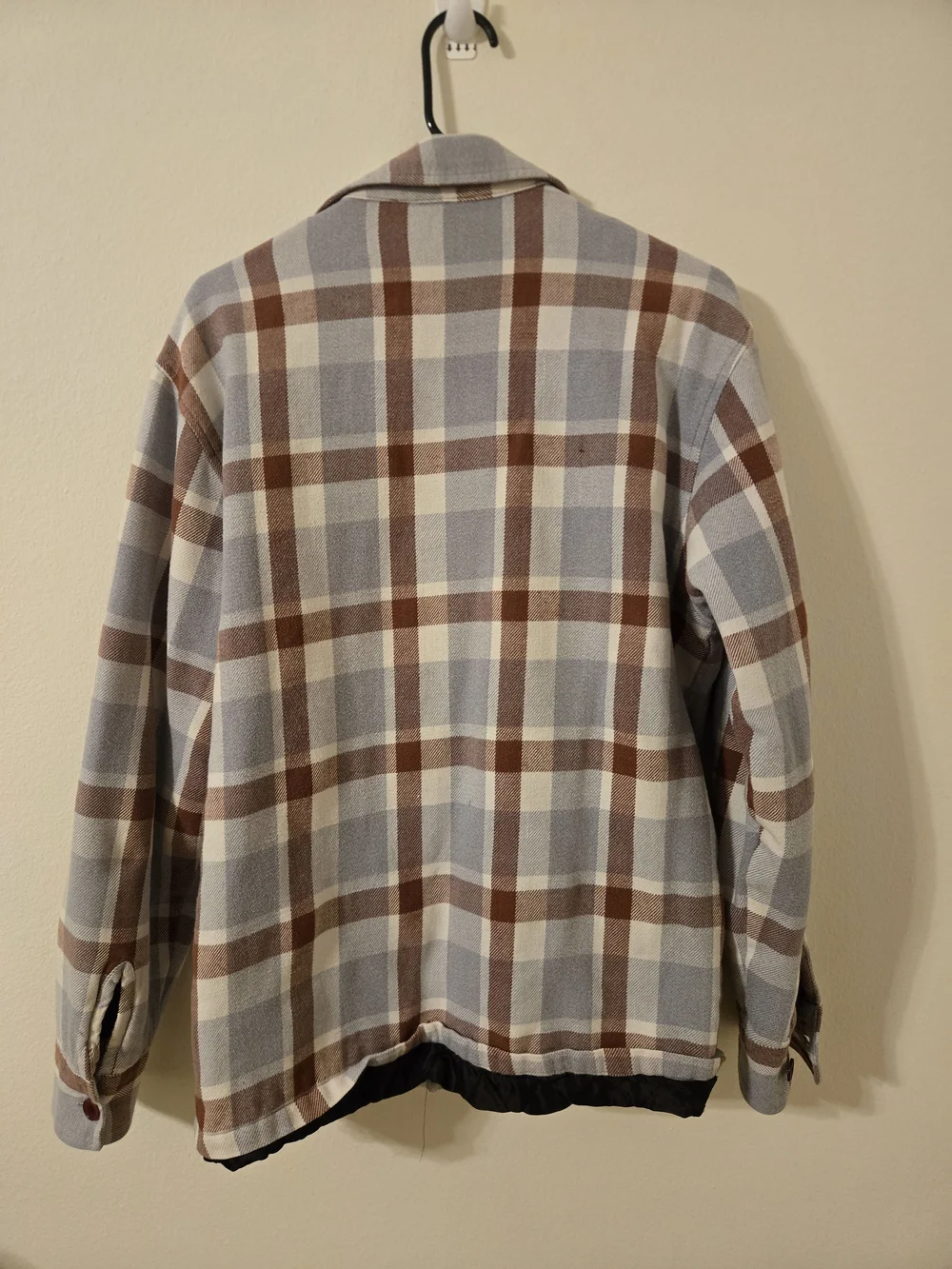 Stüssy Quilted Plaid Overshirt Jacket – Size Large